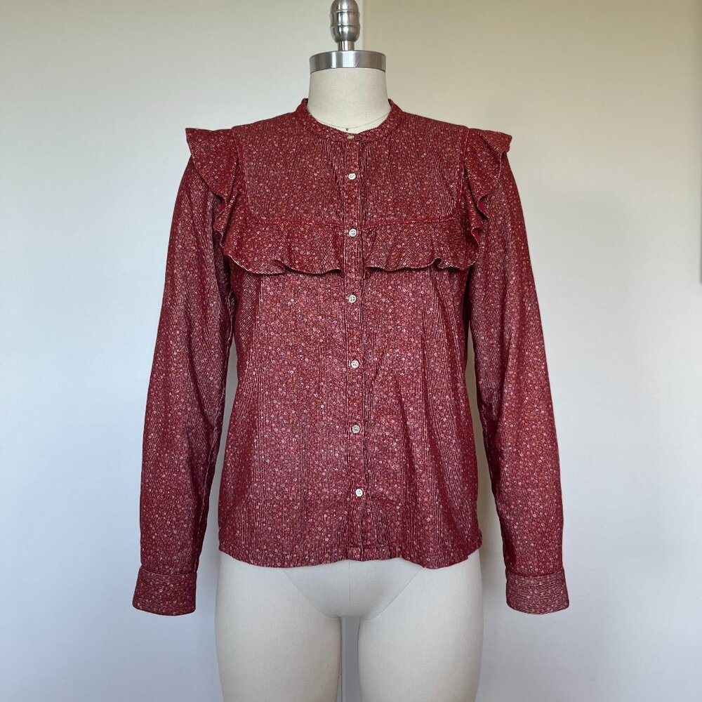 Doen Austen Top sample in California Wildflower Floral Print size S